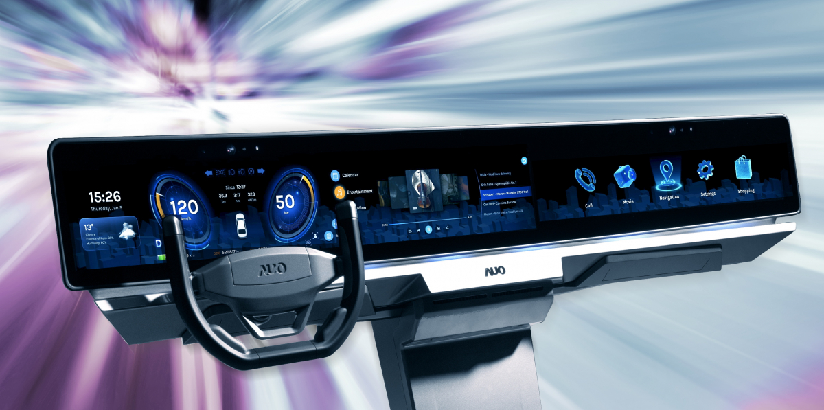 AUO’s innovative “55-inch Curve Extra-Large Display HMI system” received the Gold Award at the Taiwan Excellence Awards 2024. Featuring AUO’s exclusive AmLED? (AUO Adaptive mini LED) technology, the 55-inch pillar-to-pillar streamlined curved automotive large display offers drivers an immersive, connected experience like never before. 